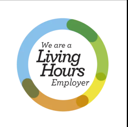 We are a Living Hours Employer logo