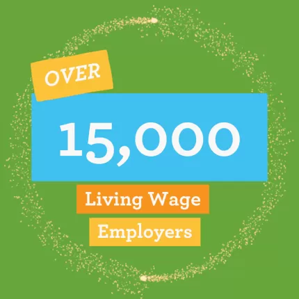 Over 15,000 Living Wage Employers